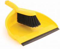 Pelle et Brosse en Plastique Jaune Bentley abbey