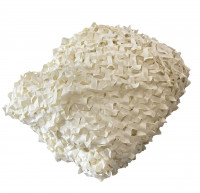 Filet de Camouflage Blanc Crème 5x6m