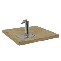 Base plate spigot 28mm femelle Indie